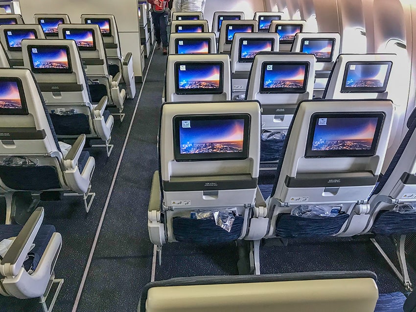 Entertainment System Economy Class Kuwait Airways