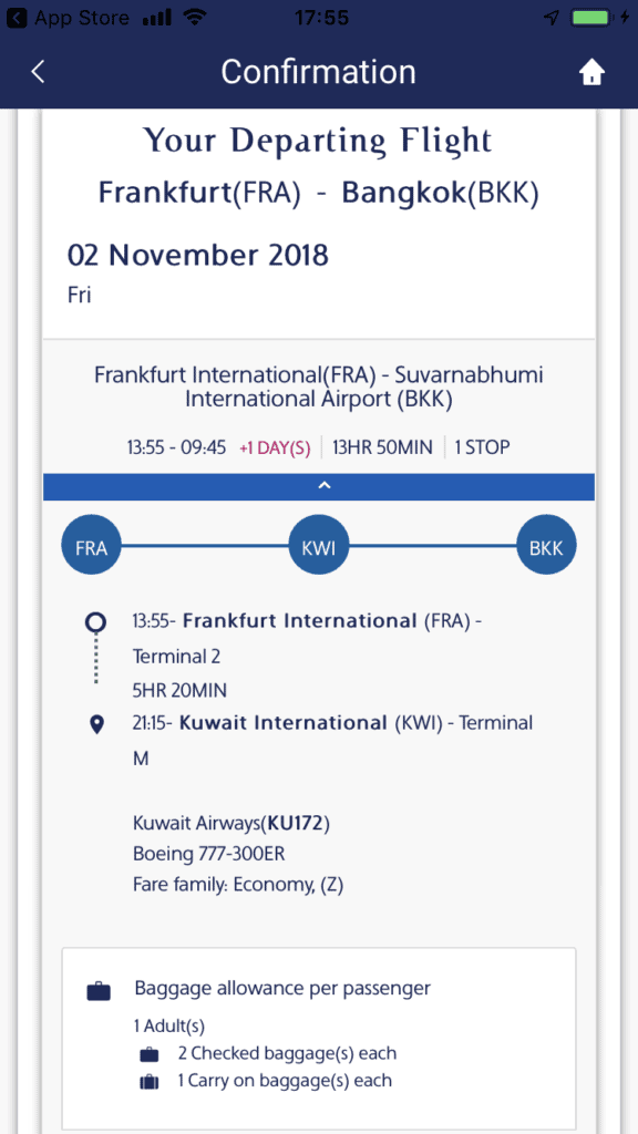 Kuwait Airways App