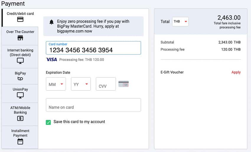 AirAsia credit card options