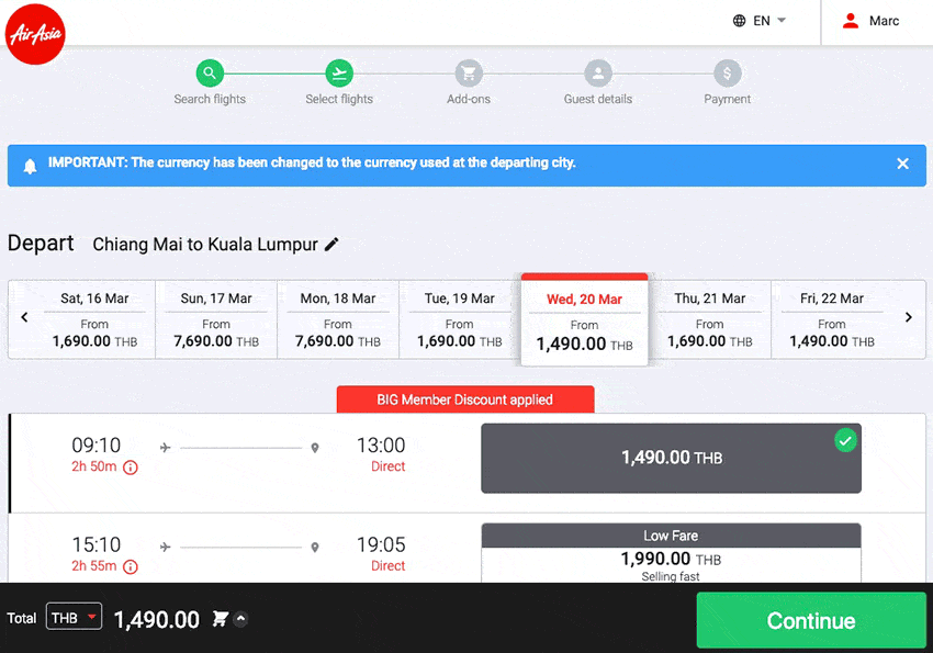 AirAsia Online Booking
