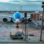 KLM B777-200 in Jakarta