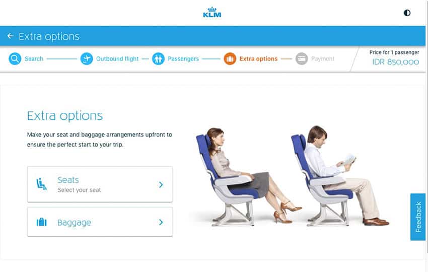 klm cabin allowance