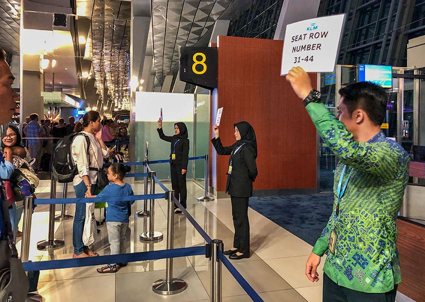 Boarding in Jakarta