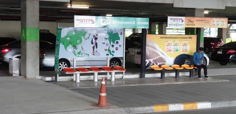 12Go Transport Bus Station at Makkasan Airport Railway Link