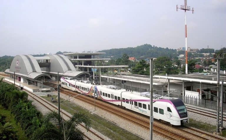 Klia Ekspress Train to Kuala Lumpur