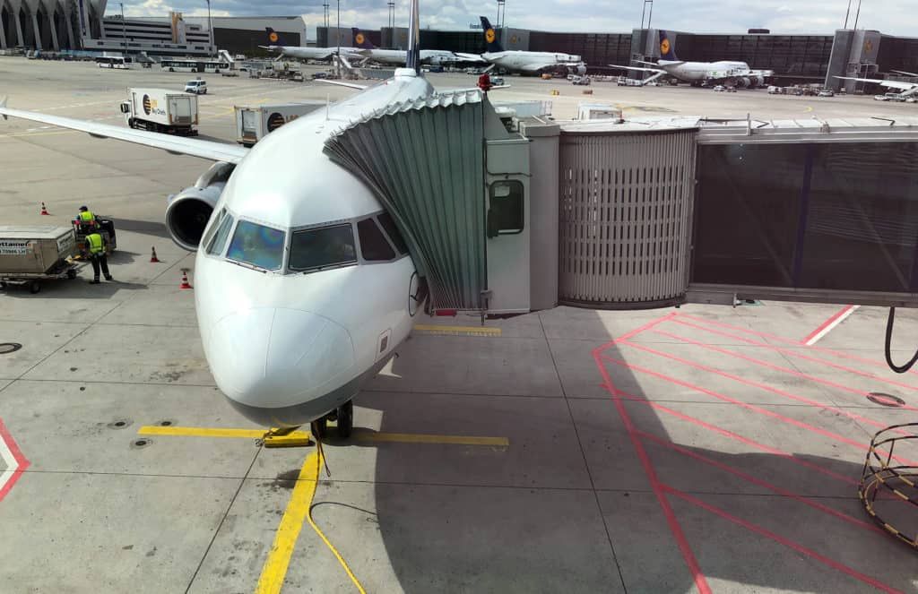 Lufthansa A320 in Frankfurt