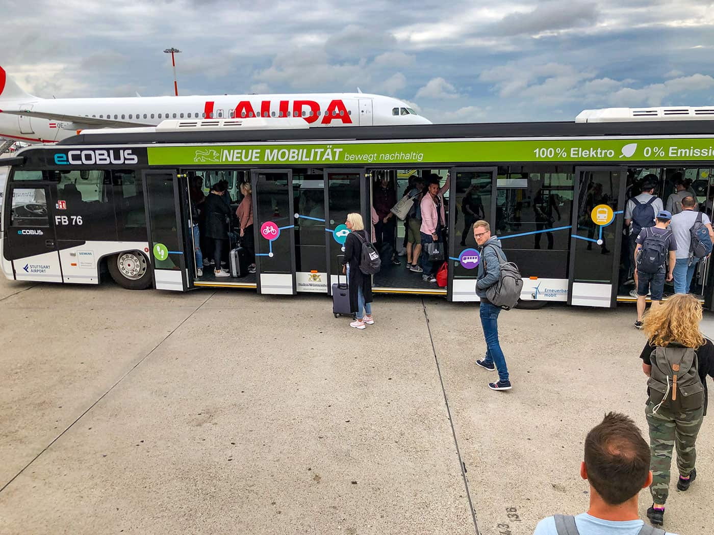 Airport-Bus in Stuttgart