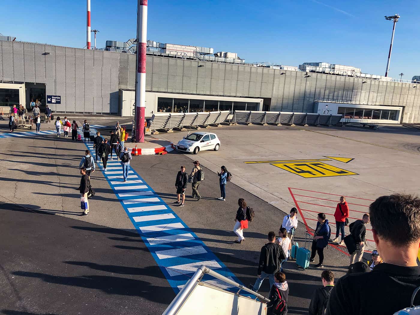 Disembarking in Marseille