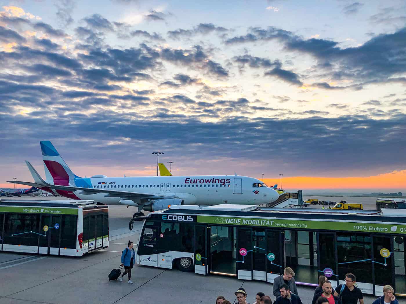 Stuttgart Airport in the morning